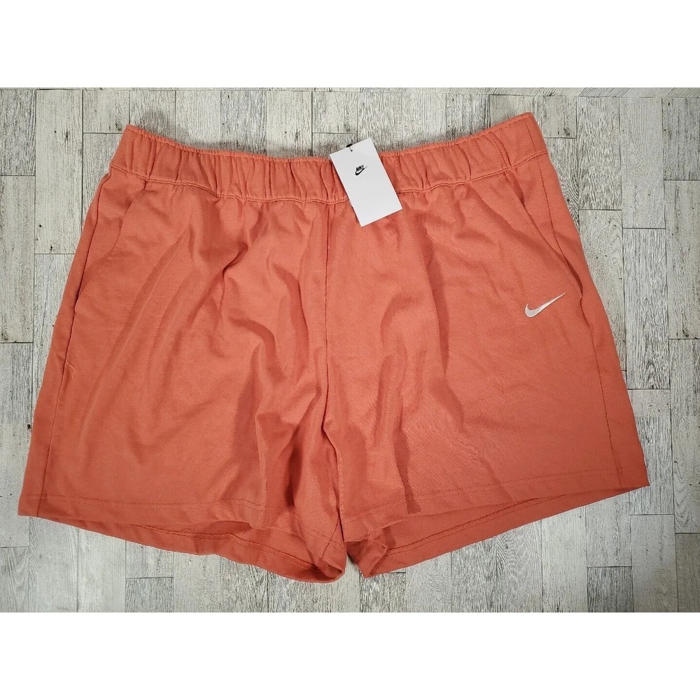 Nike Shorts 2X Women's Jersey Easy Matter Root (Clay) DR6728-827 Activewear
